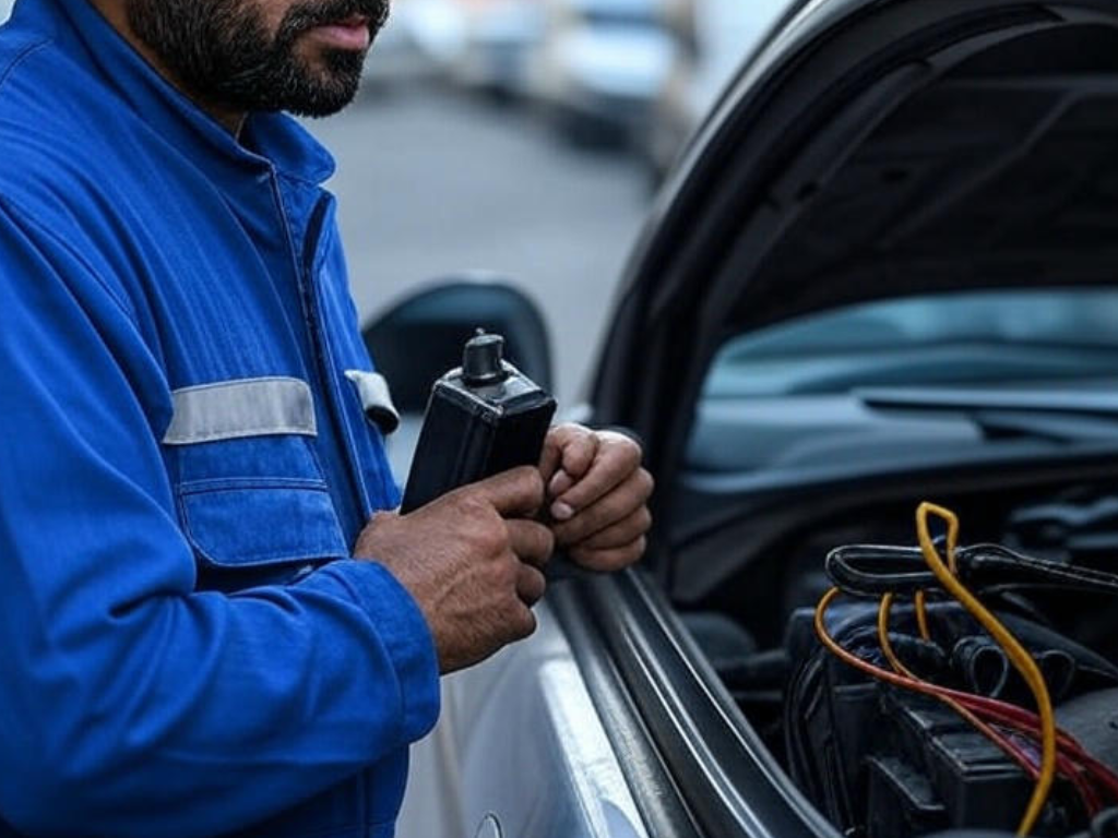Battery Jumpstart Service in Kim Gujarat
