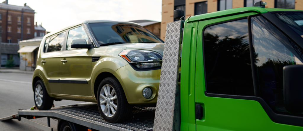 Towing for totaled Hyundai vehicles