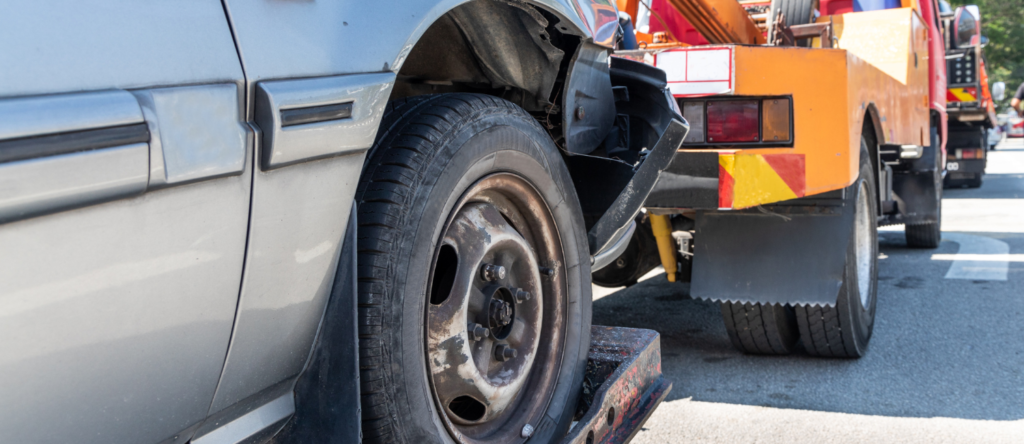 Broken down Hyundai towing Mehsana