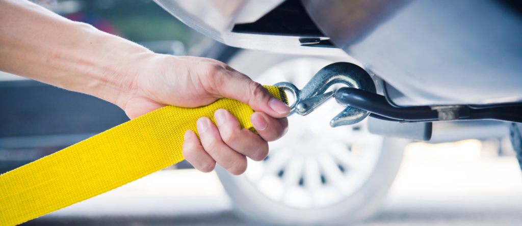 Stuck car towing Porbandar