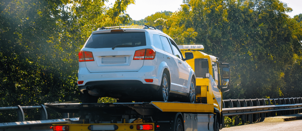 Tow truck for Hyundai cars Vapi