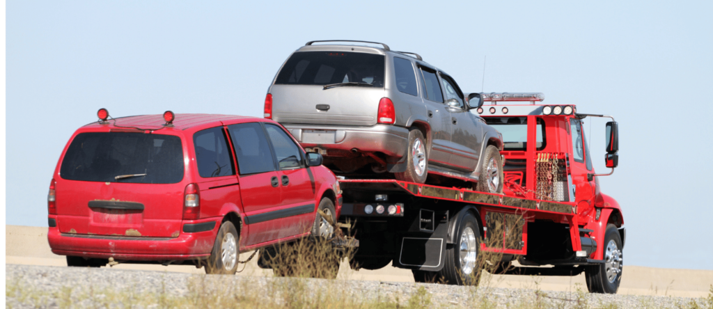Tow truck for multi-car Vapi