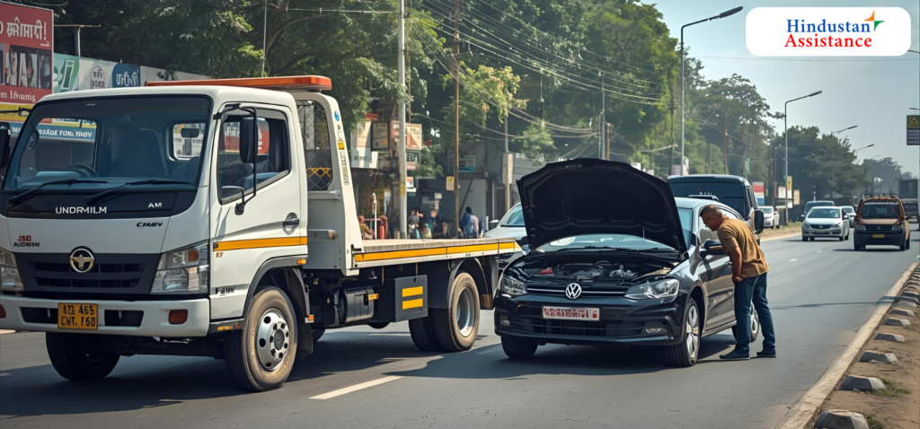 Immediate breakdown towing service in Palanpur