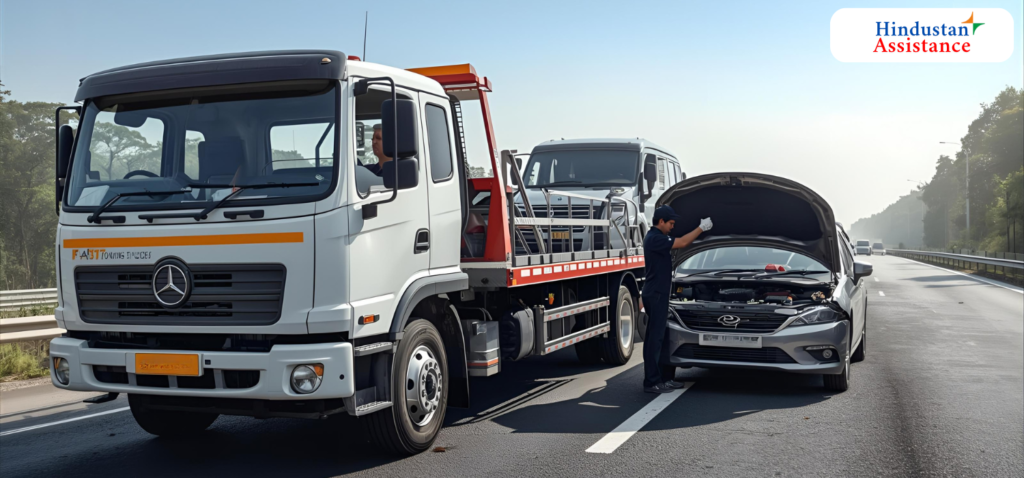 On-site vehicle breakdown help