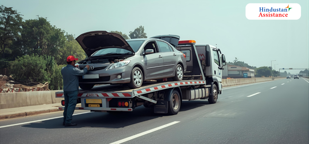 Roadside breakdown towing in Palanpur            