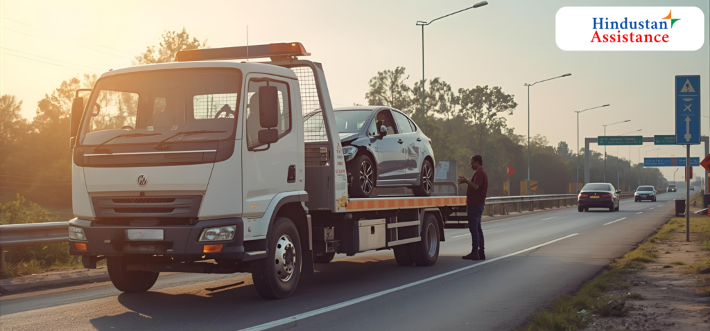 Vehicle breakdown towing in Palanpur